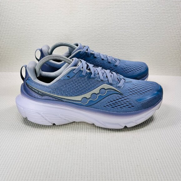 Saucony Guide 17 Shoes Womens 10 Iris Road Running Trainer Stability Support - Picture 1 of 11